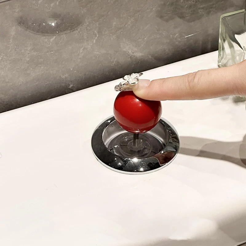 2 PC Creative Joystick Ball Switch Sticker Toilet Button Home Decor Small Ornament Special Button for Nail Art