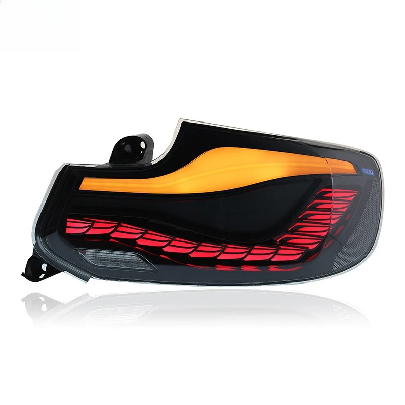 

Подходит для 14-21 BM 2 серии F22, задний фонарь в сборе, модифицированный светодиодный ходовой фонарь со шкалой дракона, указатель поворота с проточной водой