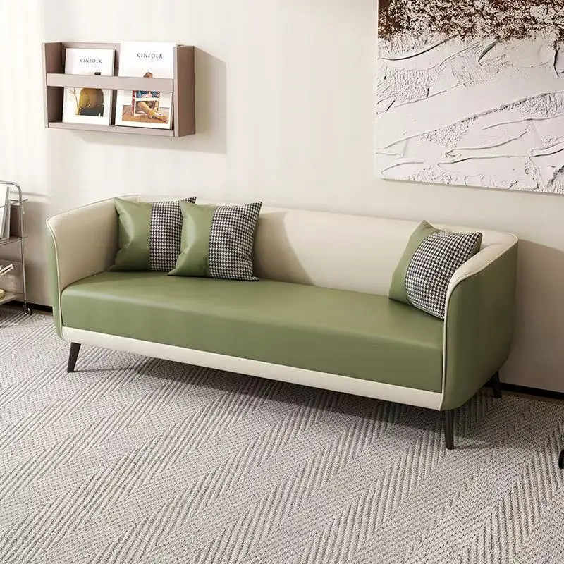 

&S Single Double Triple Cheap Sofa for Small Apartments New Technology Leather for Simple Living Room Access*