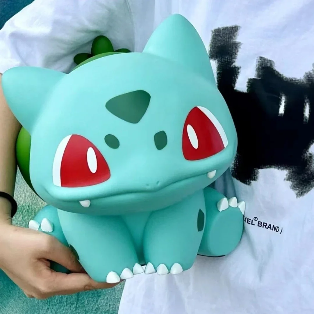 Pet Pok é Mon Bulbasaur Seed Savings Bank Cute Gift High Quality Edition Savings Bank Handheld Desktop Ornament Statue