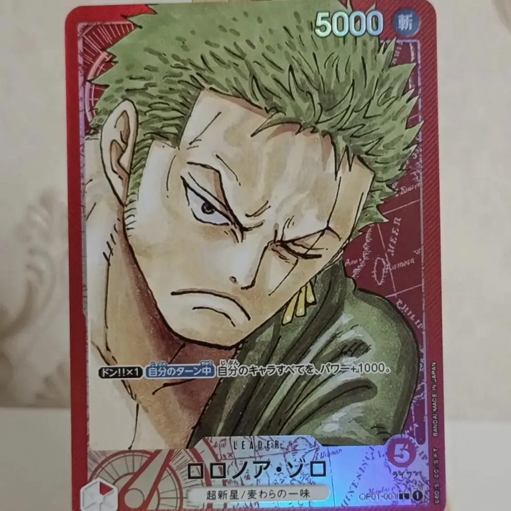 Anime ONE PIECE Uta Roronoa Zoro Cavendish Ulti Yamato Portgas D Ace Alvida collection card Children\'s toys Board game card