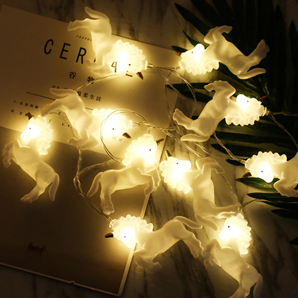 

Operated Decorative Light Night Lamp Modeling Unicorn String Great Decoration