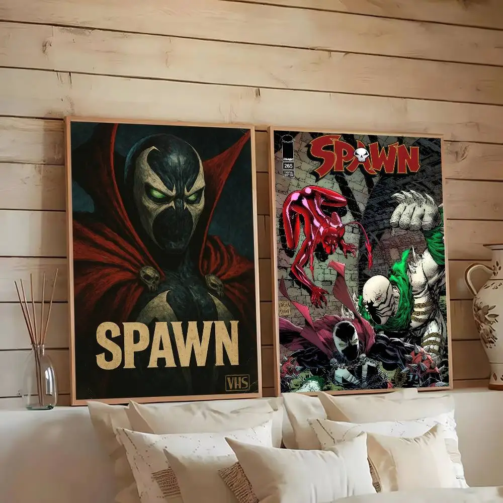 Anime S-Spawn HD  Classic Vintage Posters HD Quality Wall Art Retro Posters for Home Room Wall Decor