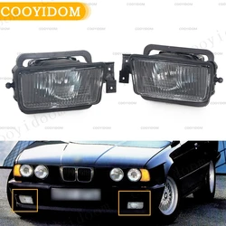 Car Front Bumper Fog Light Fog Lights Headlights DRL Daytime Running Light Driving Light Lamp For BMW 5 Series E34 1988-1995