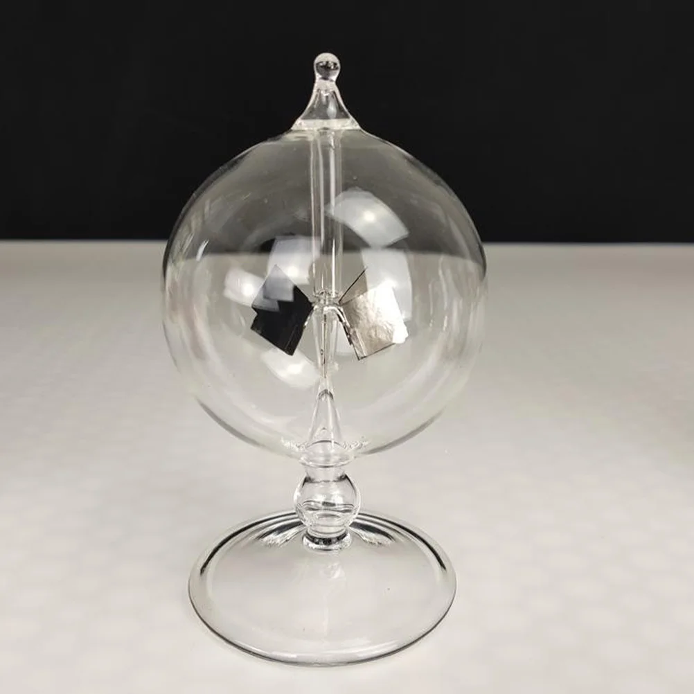 

1Pcs Radiometer Solar Power Transparent Radiometer Scientific Decor Sunlight Energy Vanes Measurement Roentgenometer