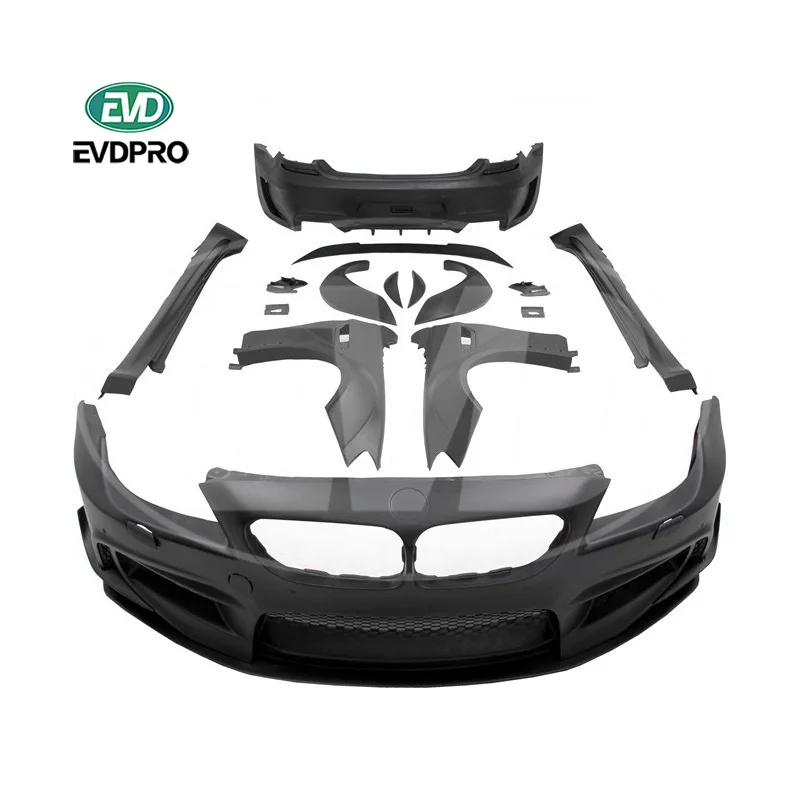 Prior Design Style Glass Fiber Wide Body Kit for 2011-2016 BMW 6 Series F06 F12 F13 Car Accessory Customized