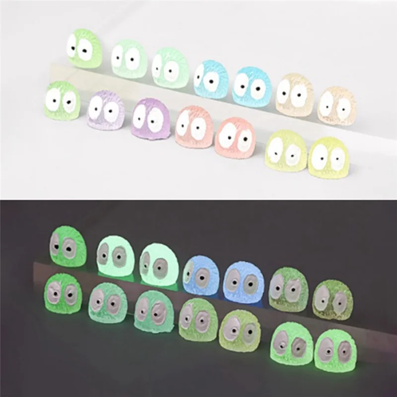 28Pcs Luminous Dust Elf Colorful Luminous Luminous Mini Ornaments Miniature Landscape DIY Room Home DecorationJAS