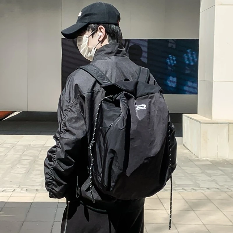 

New Design Fashion Climbing Backpacks for Men Simple Hiking Bags High-capacity Men's Solid Popular Casual Outdoor Rucksack