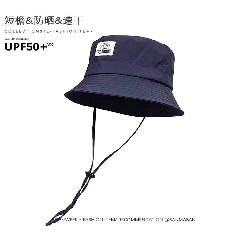 Bucket Hat Short Brim Summer Thin Quick-Drying Outdoor Alpine Cap Small Head Circumference Men\'s and Women\'s Sun Hats