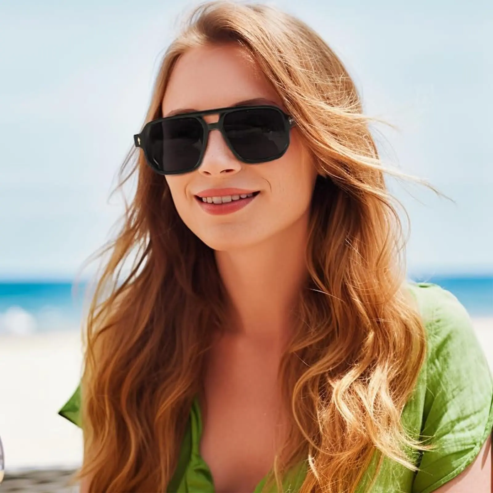 جسور مزدوجة مكافحة الضوء الأزرق نظارات للقراءة الرجال الرجعية النساء مربع نظارات إطار موضة الرجال قصر النظر نظارات الرموش وهمية -2 #3