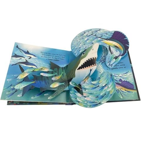 Usborne Pop Up Ocean 3D Книга для детей - Развивающая книжка с картинками — внешний вид товара