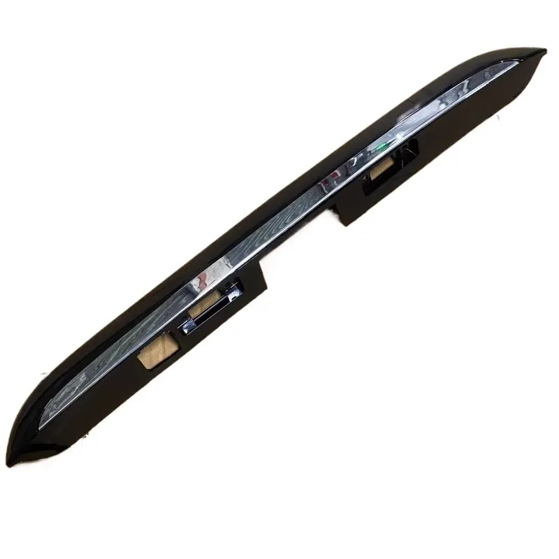 

Genuine Rear Licenses Plates Light Frame Decoratives Strips Cover Tailgate Decorative Strip License Plate Black for Maxus G10