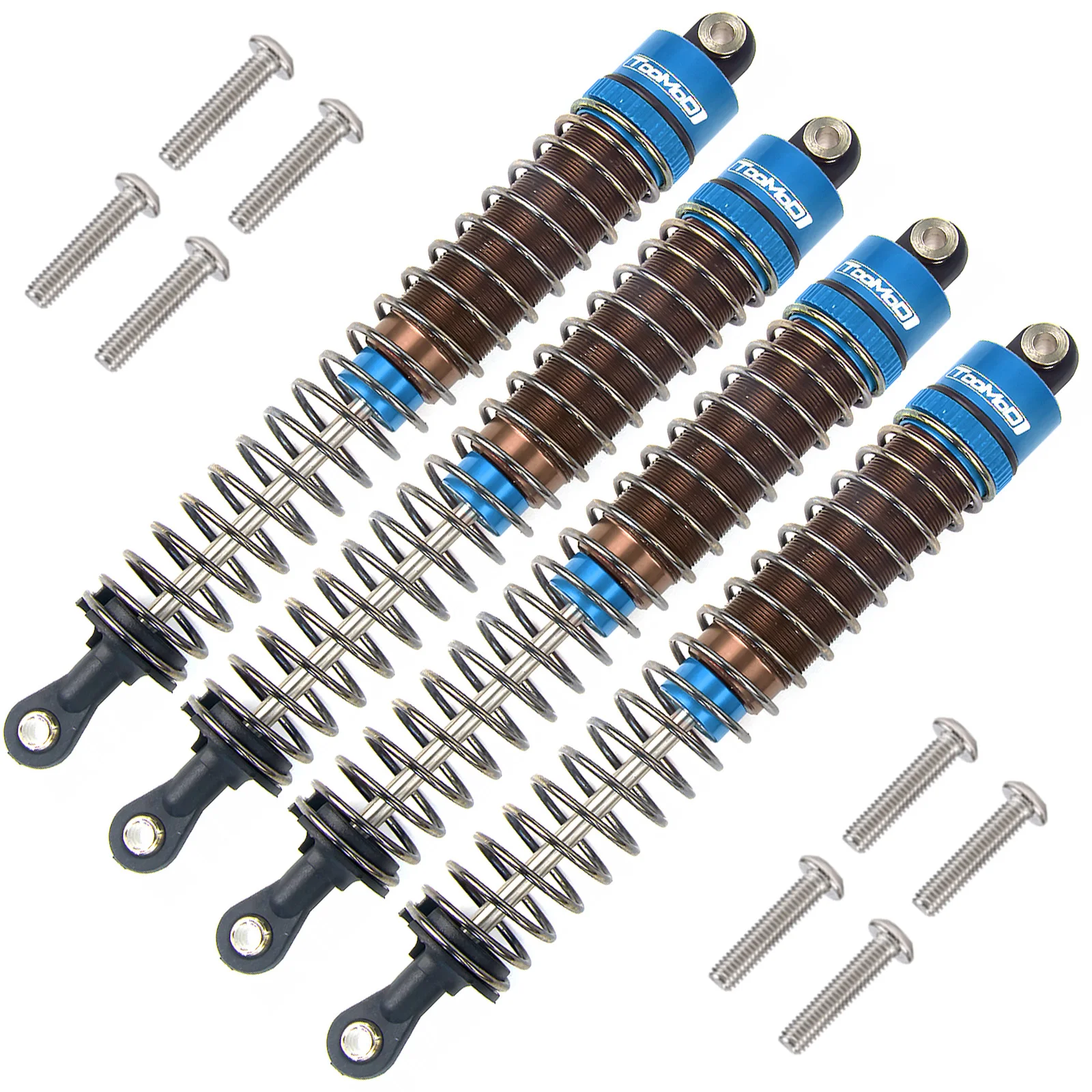 1/10 RC Olie gevulde Schokdempers kit voor Tamiya Bullhead SuperClod Buster Axiale SCX10 D90 TRX4 Truck Crawler Upgrade Onderdelen
