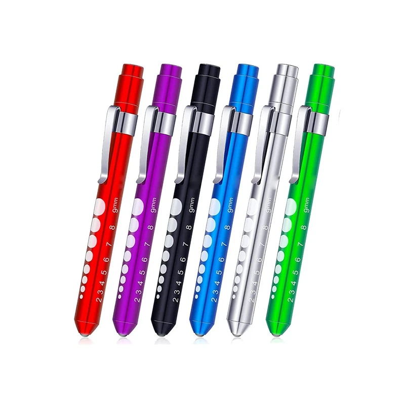 

Pen Light Nurse LED Reusable LED Penlight With Pupil Gauge For Nurse Students Doctors Daily Use