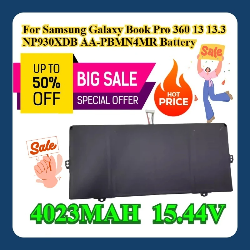 

For Samsung Galaxy Book Pro 360 13 13.3 NP930XDB AA-PBMN4MR Battery