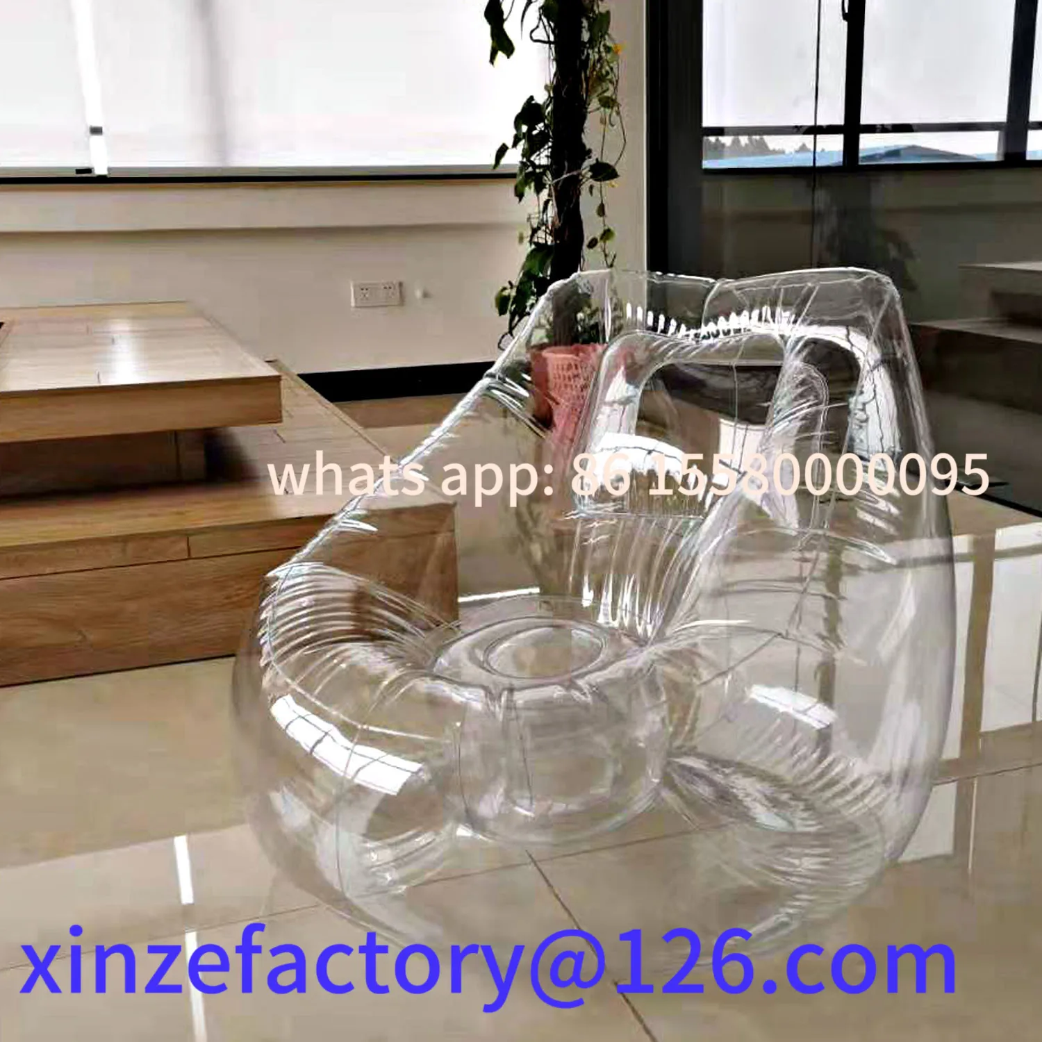 

Be suitable for Transparent Inflatable Air Sofa Chair, Clear PVC Foldable Inflatable Single