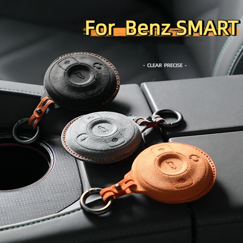 

For Mercedes Benz SMART Elf #1 #3 Car Key Case Keychain Remote Cover Shell Protector Interior Accessories 2023 2024 2025