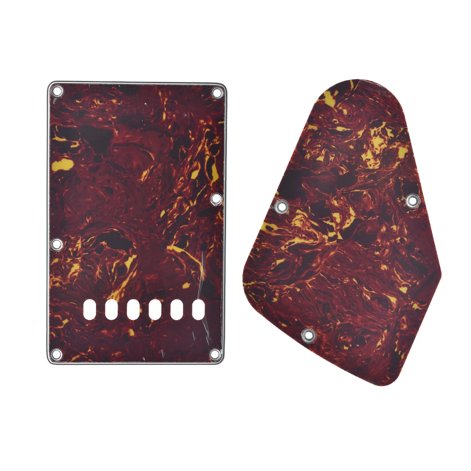 KAISH Guitar Tremolo Back Plate Cover Electronic Control Cavity Cover for Yamaha Pacifica PAC 112V&212V&612V HSS Series Guitars