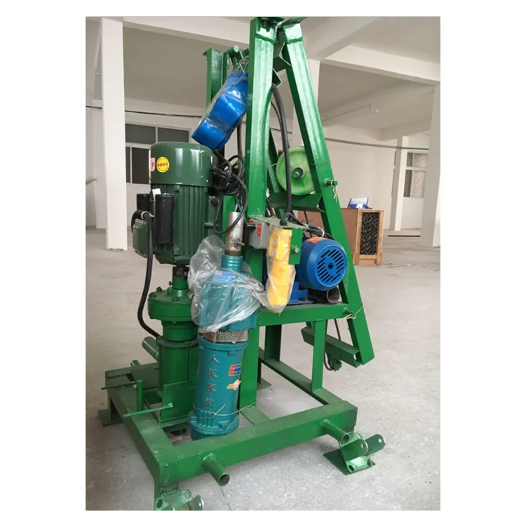 YG 100m Portable Hydraulic Diesel Water Well Borehole Drilling Rig Machine