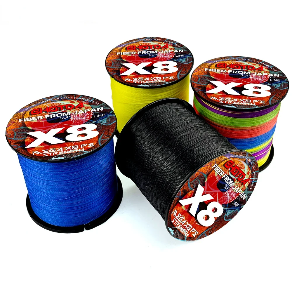 9 /8 Strands 300M Japan PE Fishing Line Braid Multifilament Wire Sea Spinning Super Strong 18LB-100LB Carp/Bass Boat Fish Tool