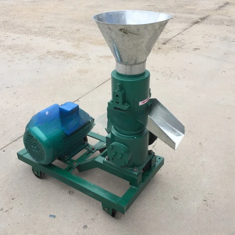 Dry and wet usbandry Household breeding Small feed pellet machine Corn straw feed pelletizer