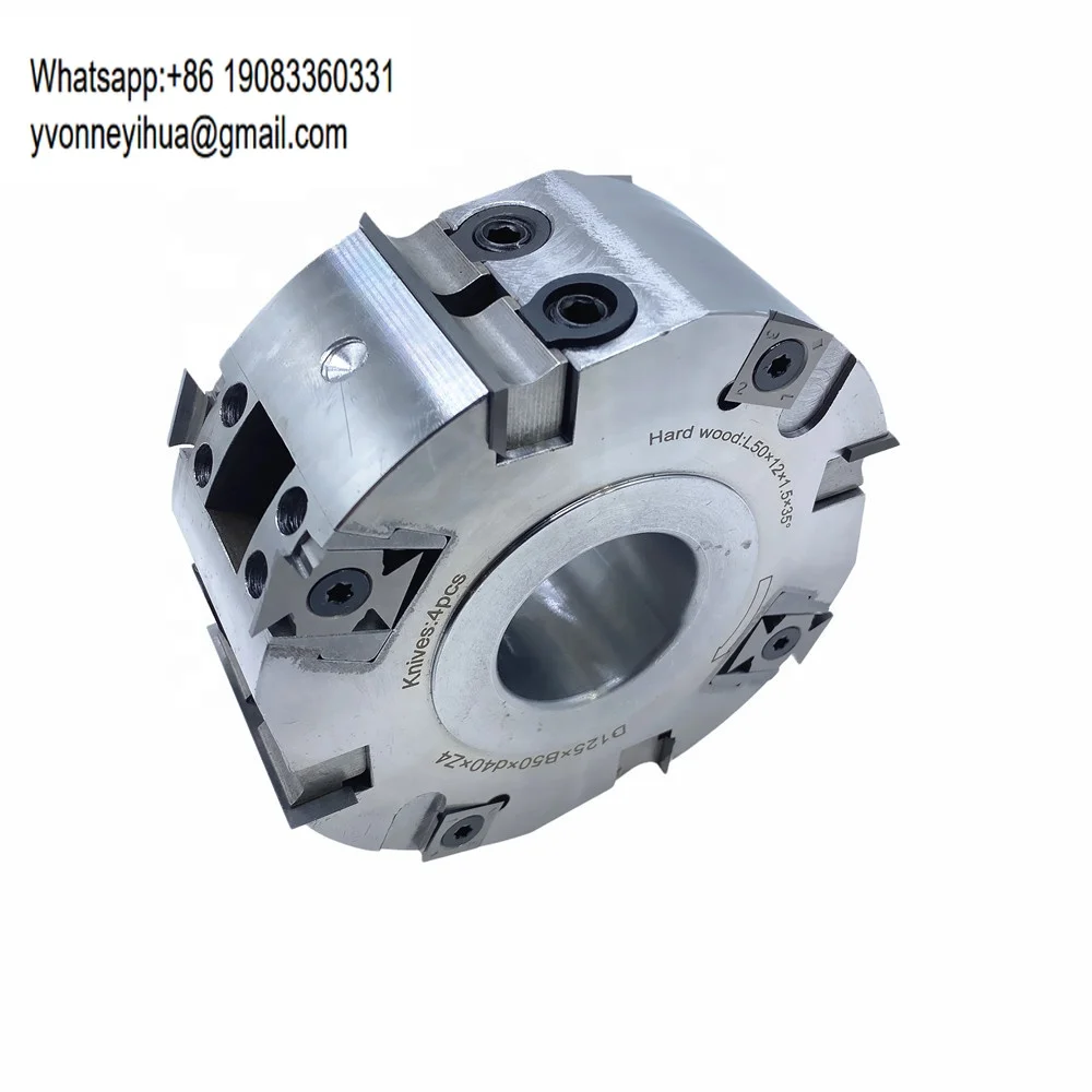 Sanhomt Customized Spiral Cutter Head With Insert Knives High Performance Milling Cutter