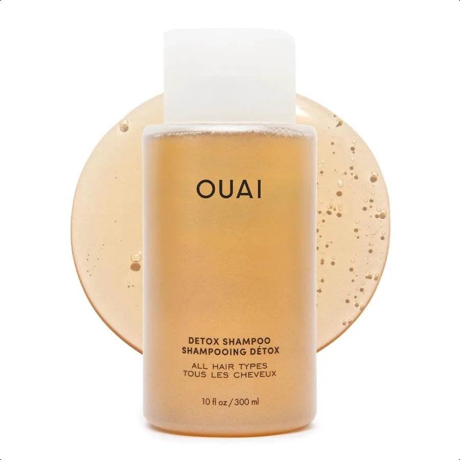 

OUAI Detox Shampoo Clarifying Shampoo for Build Up Dirt Oil Product and Hard Water Apple Cider Vinegar Keratin for Clean Refres
