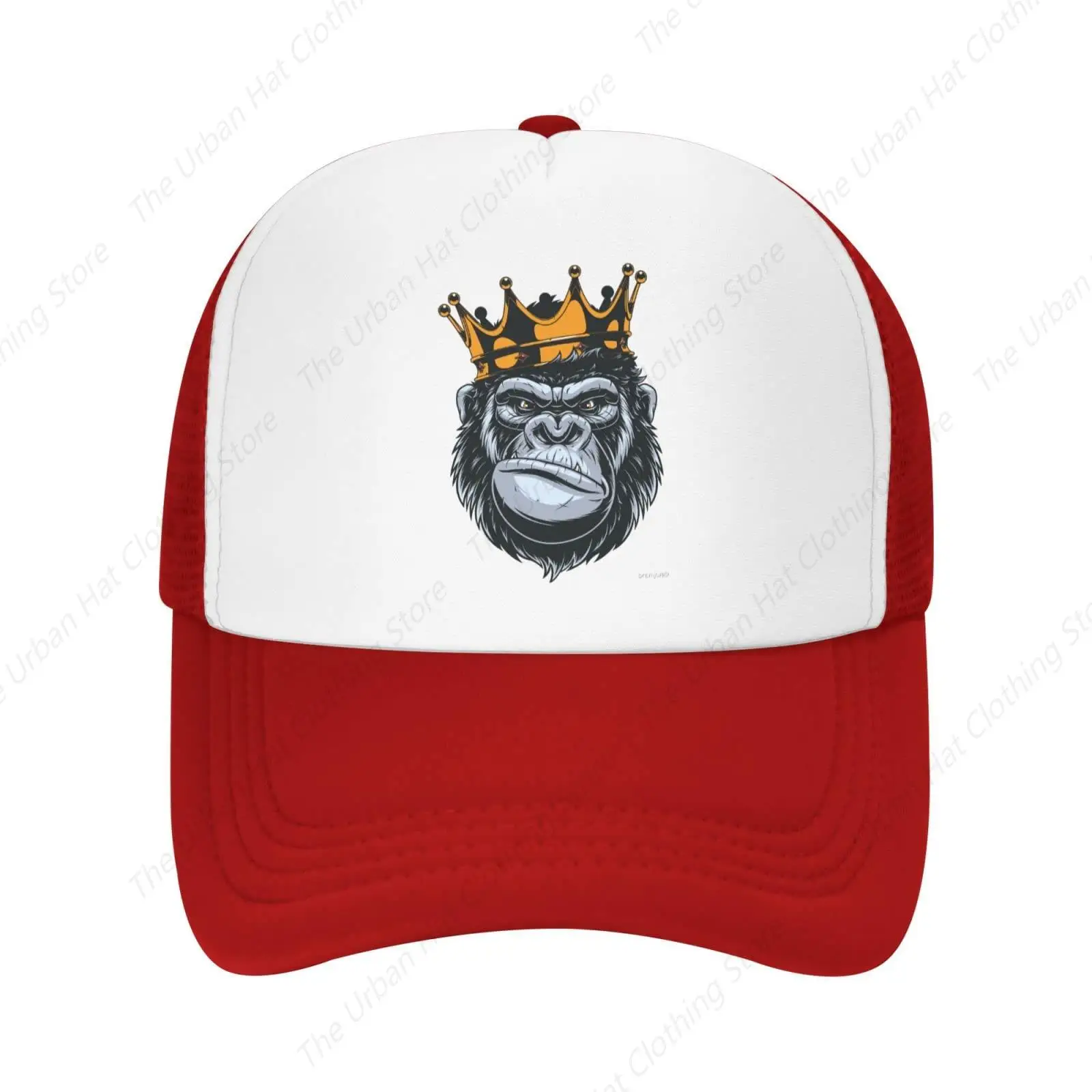 Monkey King Printed Baseball Cap Breathable Mesh Trucker Hat Adjustable Sun Protection Snapback Hats Unisex Headwear Men Women