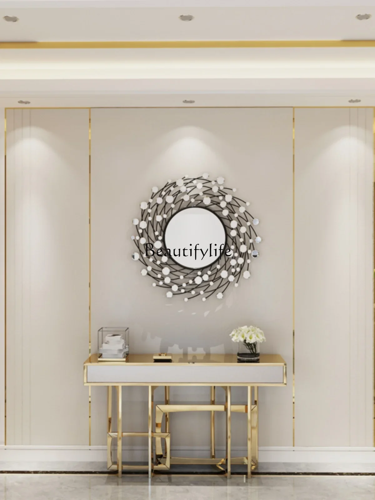 A  Fresh background free shop frame wall decoration wrought iron sunglasses lacquer wrought iron sofa retro