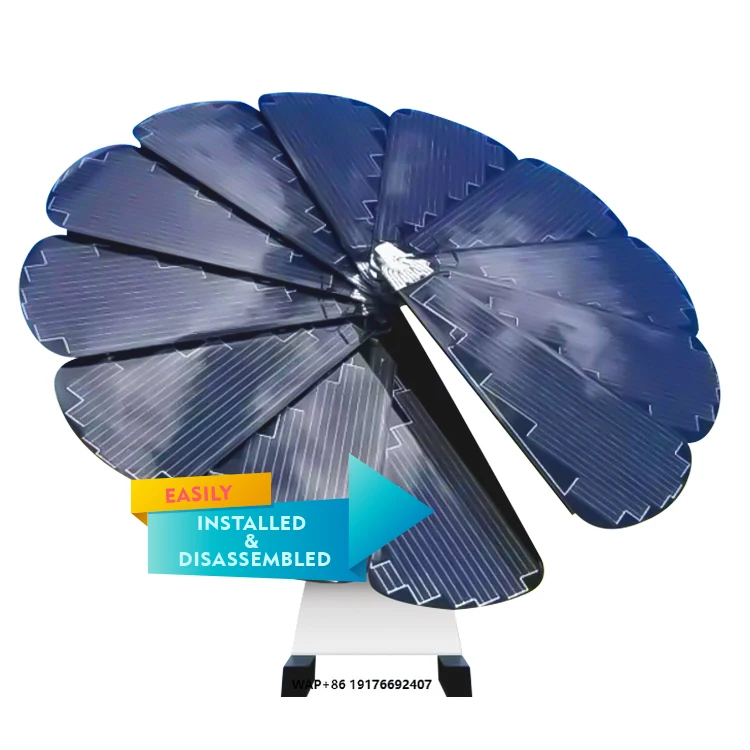 Smart Flower Solar System 3000w Solar Wind Hybrid Power System Solar Power Panels for 5kw Sun Flower Energy System