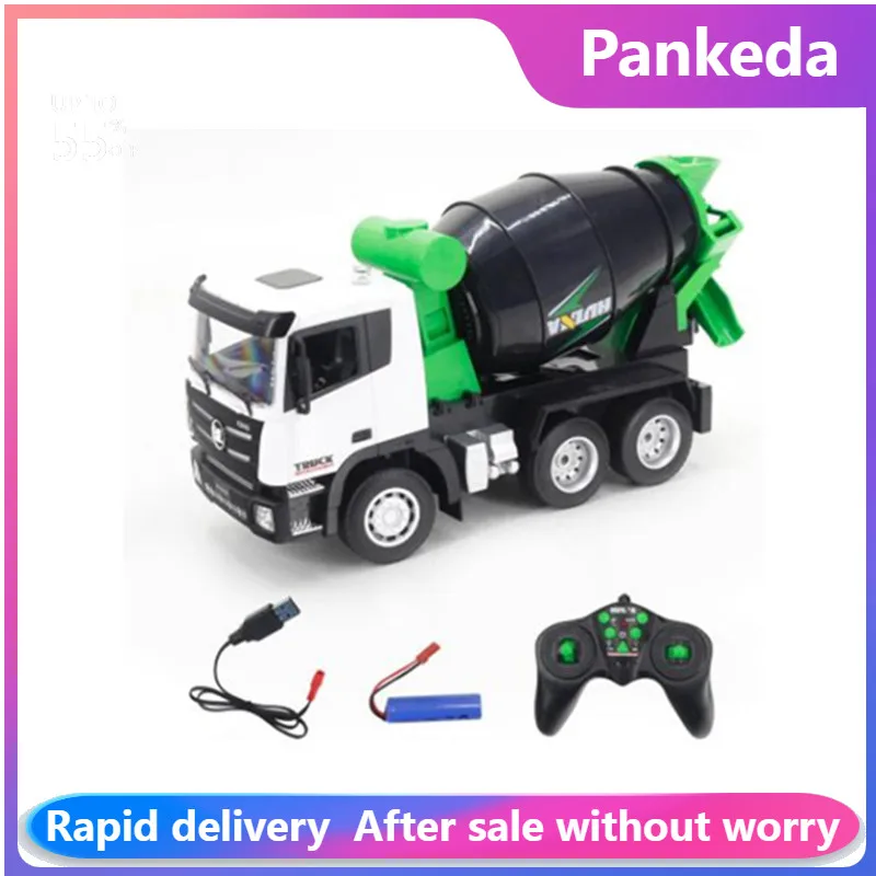 

NEW 1:18 Diecast Car Model Alloy Simulation Agitator truck Scale Truck Toy Wheel Loader Vehicle Dump Engineering Back to School