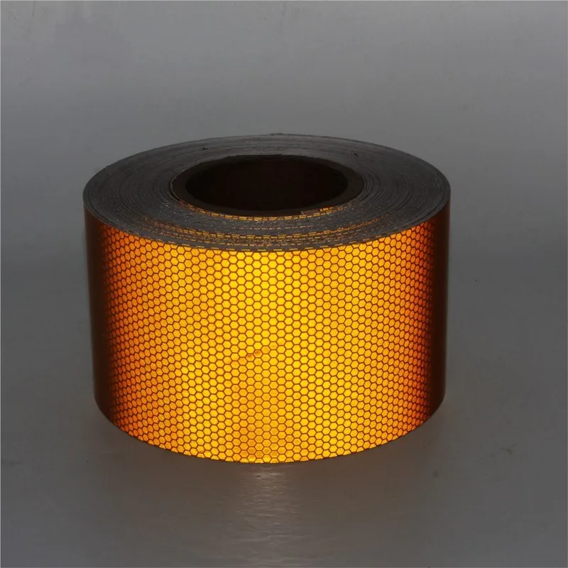 1pc 10cm*45.7M reflective warning tape  Warning tape  Reflective stickers  High-strength safety reflective film  Reflective tape