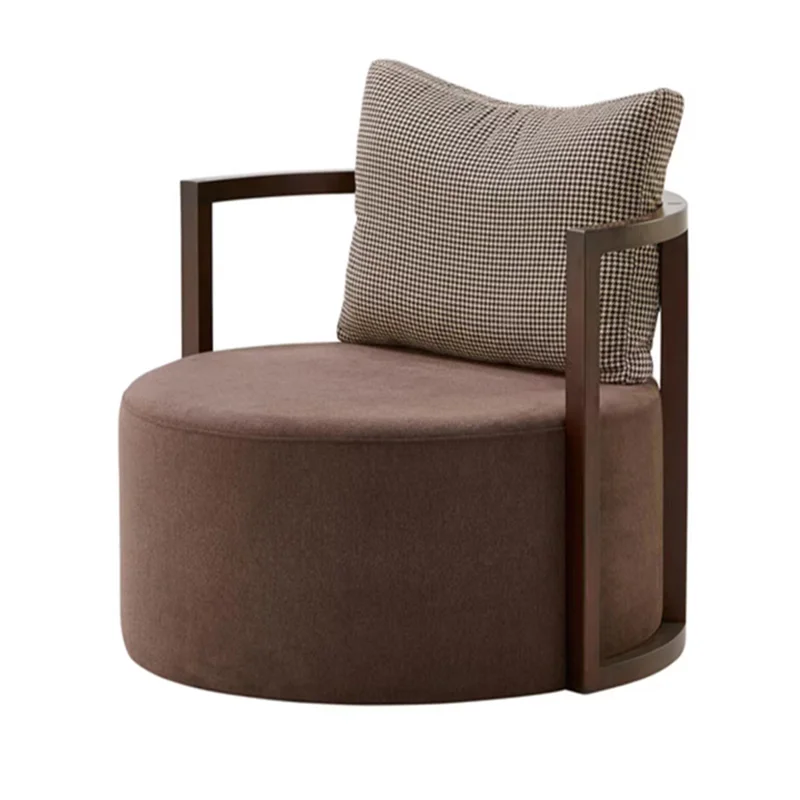 CX new Chinese-style solid wood armchair sales office modern simple casual sofa chair