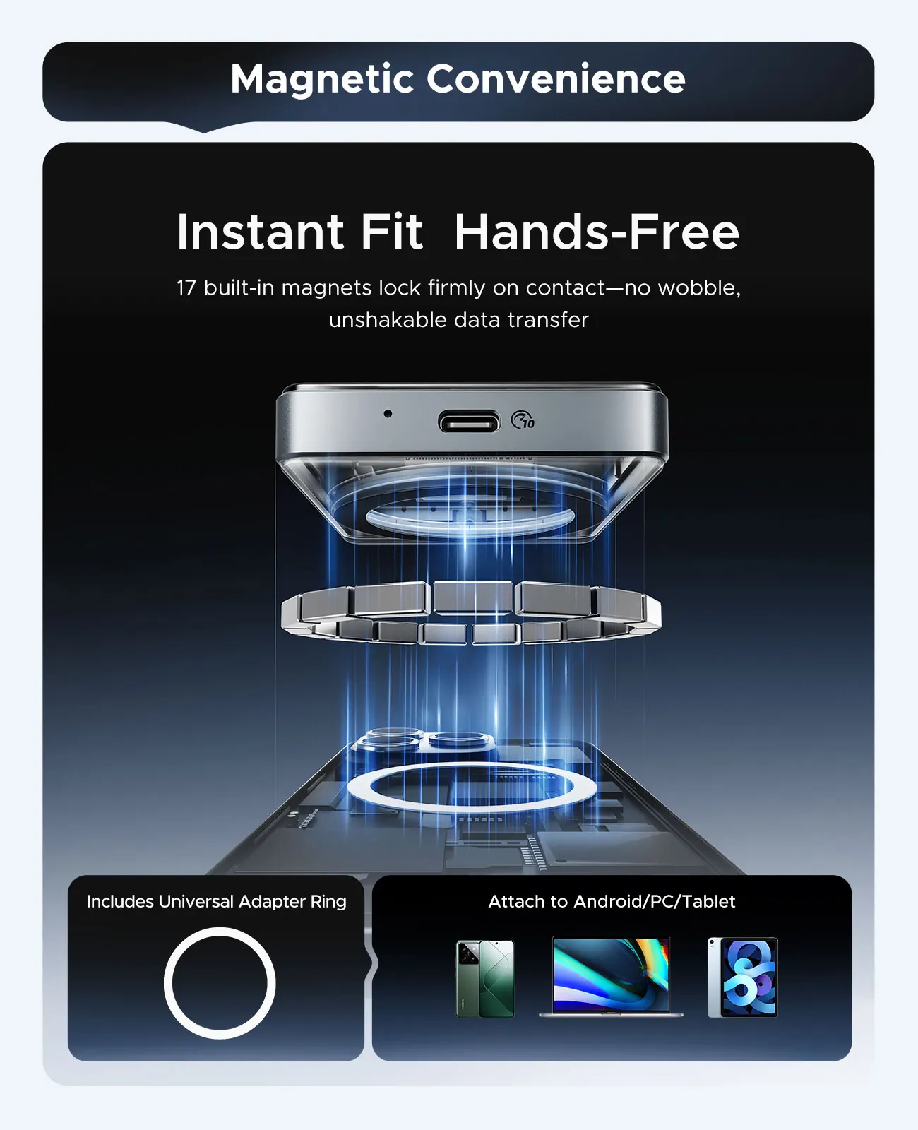 ORICO الخارجية Ssd 2230 2242 الضميمة Nvme SSD قارئ بطاقات SSD خارجي مع PD 100W 10Gbps آيفون 16 17 #4