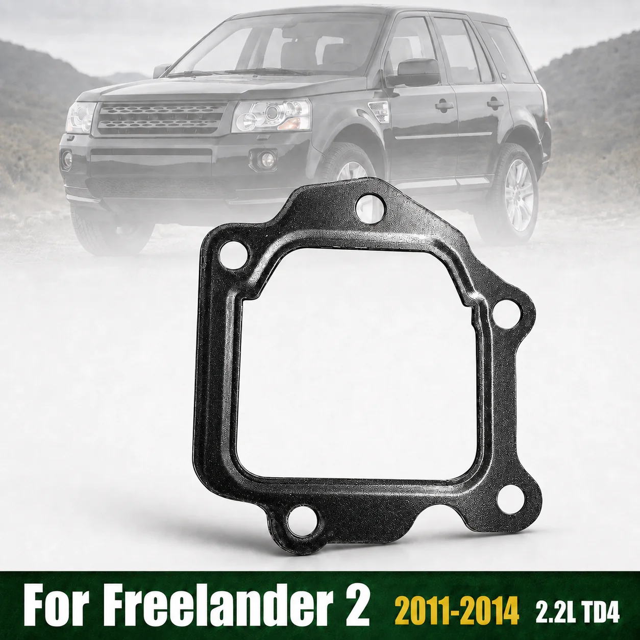 EGR Cooler Housing Gasket Seal For Land Rover Freelander 2 2011-2014 2.2L TD4 Range Rover Evoque 2012-2018 Fits LR057662