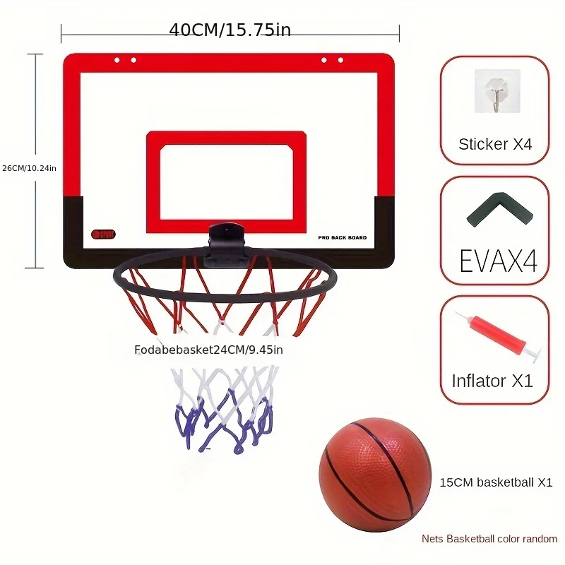 Aan De Muur Gemonteerde Basketbalstandaard, Opknoping Schietframe, Mini Basketbalring Voor Thuis, Basketbal Schiethoepel