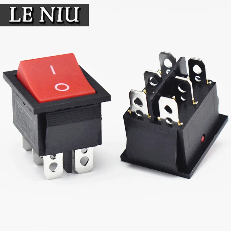 Saklar Rocker Putih Kcd4 16 Amp 250 Volt 6 Pin ON/OFF