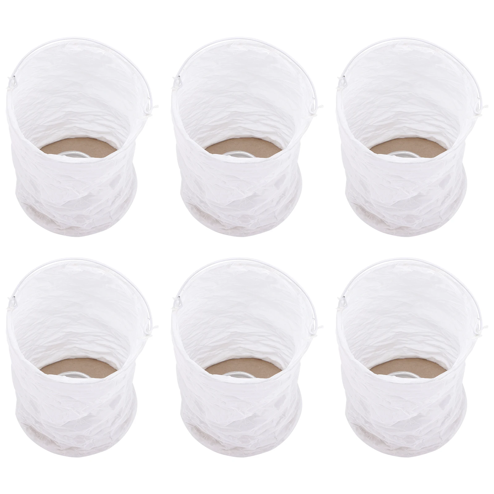 

6pcs Paper Lanterns Decorative Hanging Lantern For Wedding Party Birthday Garden Decoration Scene Indoor Lighting Decor