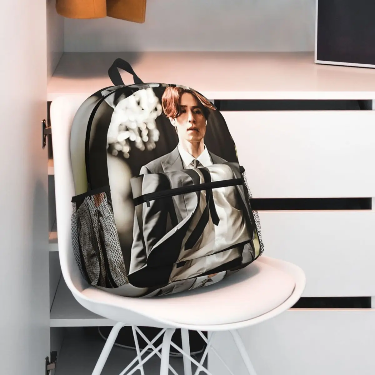 

Tale Of The Nine Tailed Kdrama Lee Dong Wook Backpack Student BookBag Children School Bag Computer Shoulder Bags for Men Women