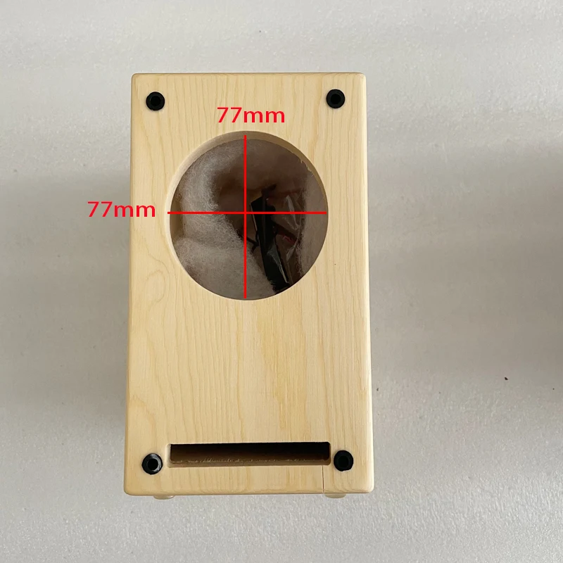 1pcs 3 Inch Speaker Shell Pine Bamboo Home Audio Full Range Speaker Empty Case House Passive Solid Wood Speaker Shell Solid Wood