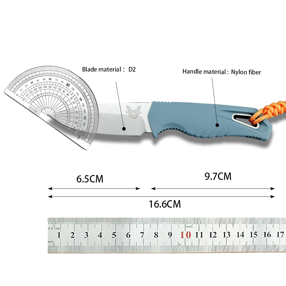 BM 18050 Water Intersect Pocket Fixed Blade Knife 2.68\