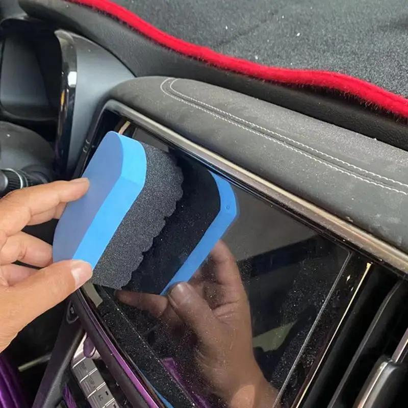 

Car Wash Sponge Car Wash Supplies Ultra Soft Scratch-free Multipurpose Easy Grip Thick Wax Applicator Sponge For Car Washing