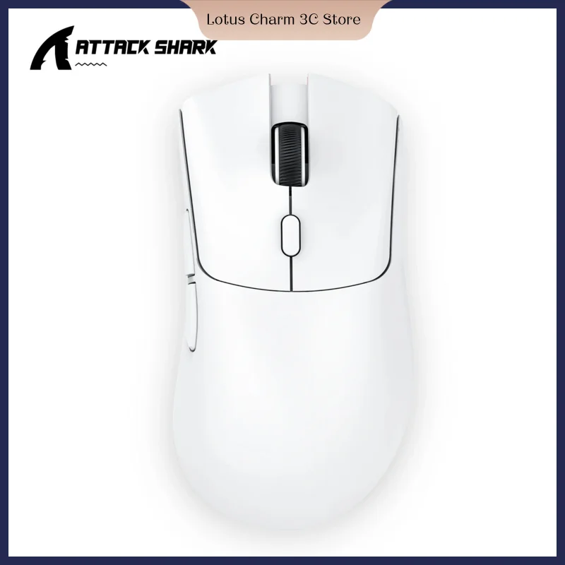 Attack Shark R1 Wireless Mouse Tri-Mode Connection  Lightweight 59g E-Sports Gaming Mouse For Office Gaming Pc Accessories Mute