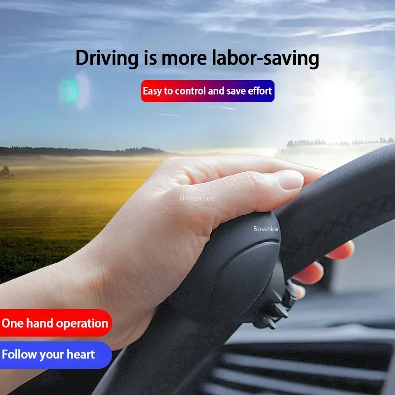 

Universal Car Steering Wheel Booster Ball Labor Saving Turning Spinner Knob Bearing Power Handle Holder Automotive Accessories
