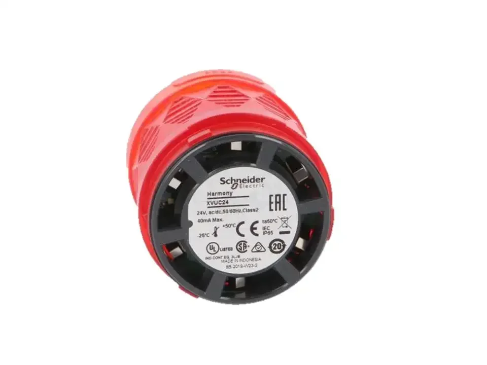 good price XVUC24 24V AC/DC 60mm 2W Schneider Audible unit Red Warning Light