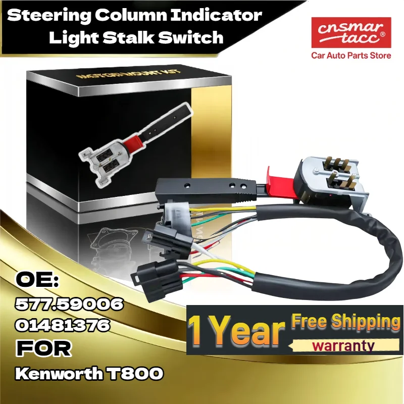 

New Turn Signal Switch for Kenworth T800 | OE 01481376 480836 577.59006