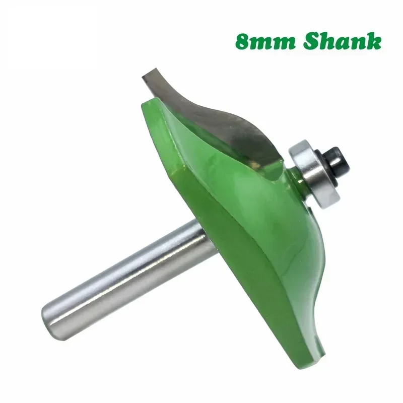 8mm Shank 3pcs Big Cabinet Rail & Stile Tenon Router Bit Set Door Cabinet Panel Raiser Ogee Wood Milling Cutter