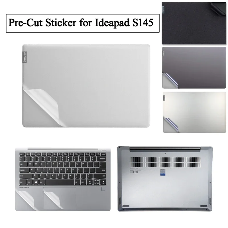 Pre-Cut Sticker for Lenovo Ideapad S145 14 IGM IKB API IWL IIL Protector Accessories Cover Film Skin for S145 15 API IIL IWL IGM