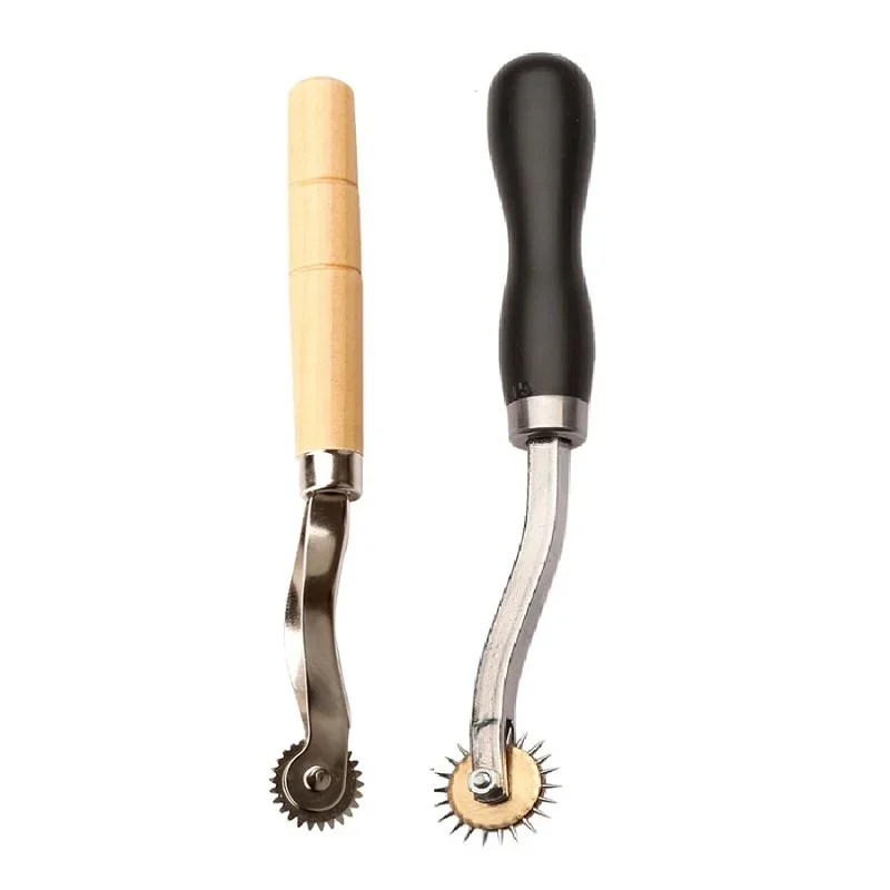 Overstitch Wheel Leather Sewing Stitch Spacing Paper Perforating Tool Roulette Needle Quilting Marker Cloth Crafts DIY