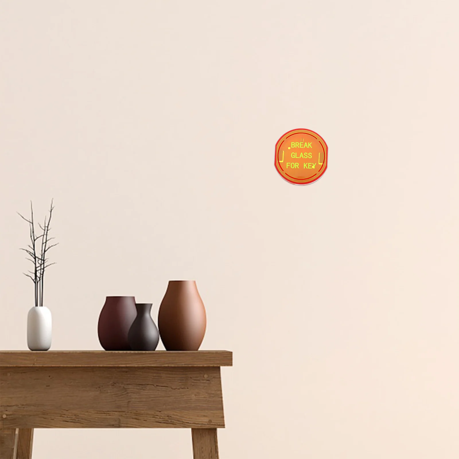 Emergency Key Box Doors Windows Wall Mounted Lock Box Safe Storage Container For Keys Room Cards Cash Break Glass Case Of